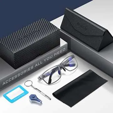 Reglaaly Blue-Light-Blocking Glasses - Stylish Eye Protection for All