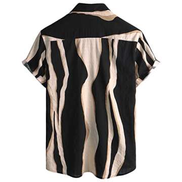 VATPAVE Men's Casual Hawaiian Floral Shirts | Cool Lightweight Summer Style