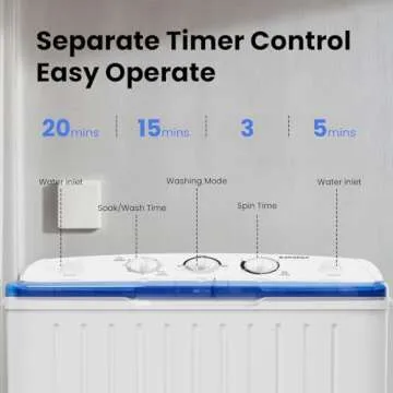 Efficient BANGSON Portable Washing Machine for Small Spaces