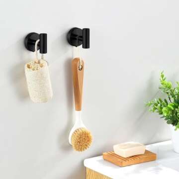 14-Pieces Matte Black Bathroom Accessories Set, Stainless Steel Bathroom Hardware Set, Bath Towel Bar Set, Towel Racks for Bathroom Wall Mounted.