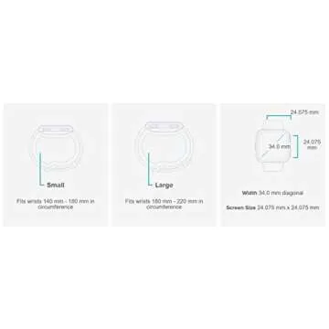 Fitbit Versa Lite Edition Smart Watch, One Size (S and L Bands Included), 1 Count