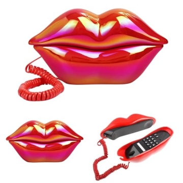 Playful TelPal Novelty Lip Phone for Home Decor