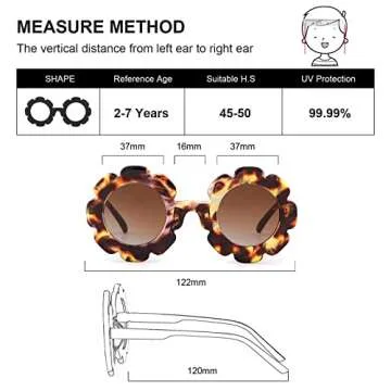 ADE WU Toddler Sunglasses with UV400 Protection