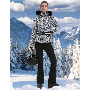 Stylish Women's Ski Jacket - Warm & Waterproof for Winter Adventures