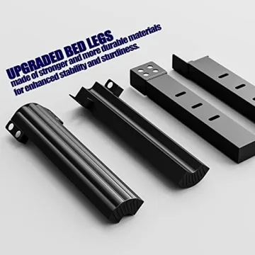 Hunlostten 18in Heavy Duty Twin Bed Frame No Box Spring