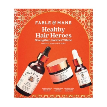 Fable & Mane Healthy Hair Heroes Hair Care Gift Set - Hydrating Ritual for All Hair Types