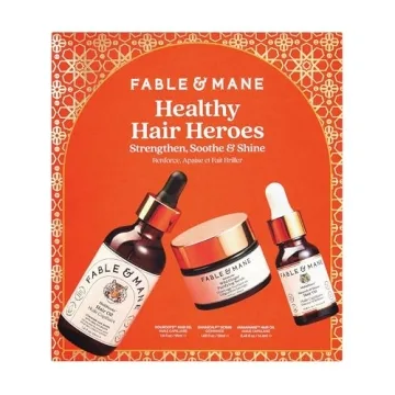 Fable & Mane Healthy Hair Heroes Hair Care Gift Set - Hydrating Ritual for All Hair Types