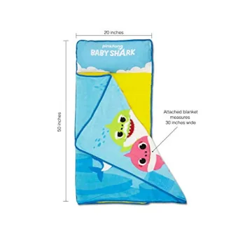 Baby Shark Toddler Nap Mat - Soft and Fun for Kids