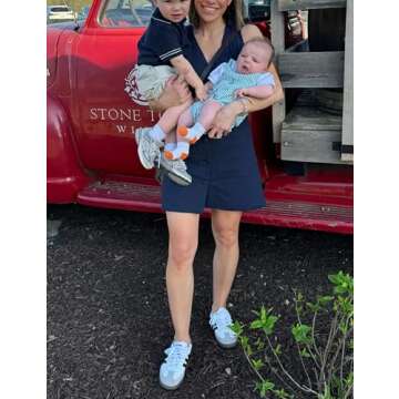 IMCTAH Women's Cotton Linen Vest Mini Dress with Pockets