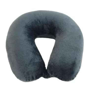 Wolf Essentials Adult Cozy Soft Microfiber Neck Pillow - Ultimate Travel Comfort