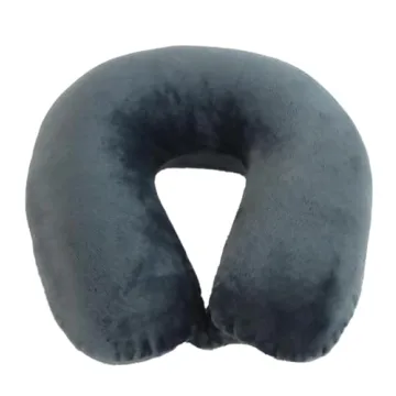 Wolf Essentials Adult Cozy Soft Microfiber Neck Pillow - Ultimate Travel Comfort