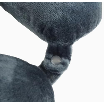 Wolf Essentials Soft Microfiber Neck Pillow for Travel & Home