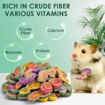 KATUMO Rabbit Chew Toys for Small Animals, Natural Treats