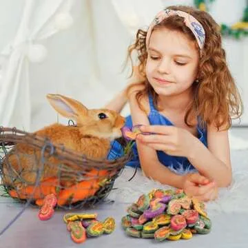 KATUMO Rabbit Chew Toys for Small Animals, Natural Treats