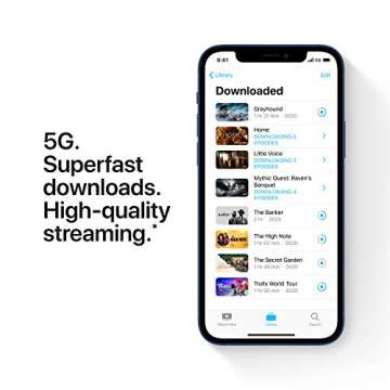 Apple iPhone 12 (256GB, Blue) [Locked] + Carrier Subscription