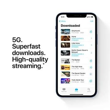 Apple iPhone 12 (256GB, Blue) [Locked] + Carrier Subscription