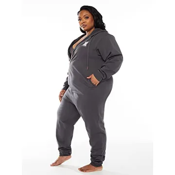 Savage X Fenty Hooded Graphic Sweatshirt Onesie - Stylish Comfort