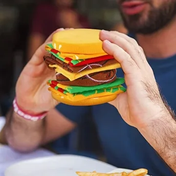 Funny Burger Socks Box - Unique Gift for Food Lovers