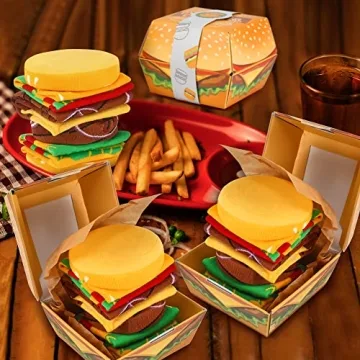 Funny Burger Socks Box - Unique Gift for Food Lovers