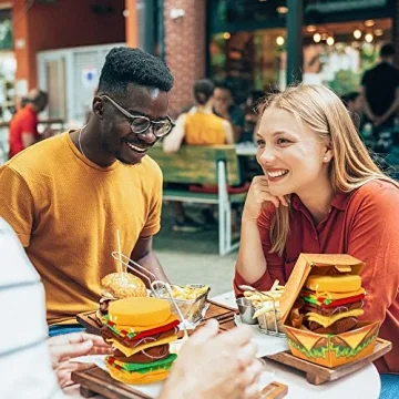 Funny Burger Socks Box - Unique Gift for Food Lovers
