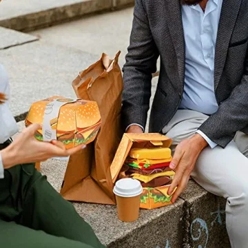 Funny Burger Socks Box - Unique Gift for Food Lovers