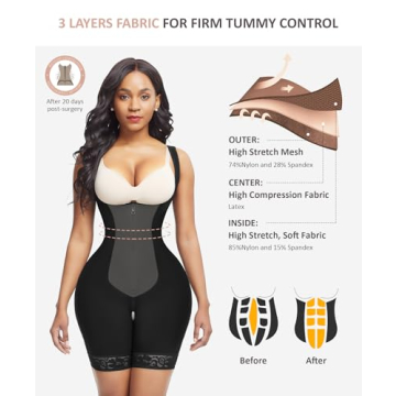 FeelinGirl Fajas Colombianas Tummy Control Shapewear