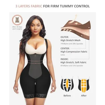 FeelinGirl Fajas Colombianas Tummy Control Shapewear