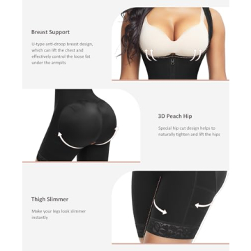 FeelinGirl Fajas Colombianas Tummy Control Shapewear