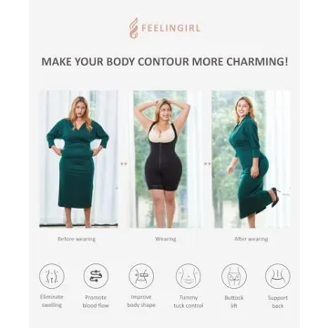 FeelinGirl Fajas Colombianas Tummy Control Shapewear