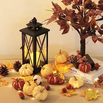 Artgar 23 PCS Pumpkin Decor Set for Fall Celebrations