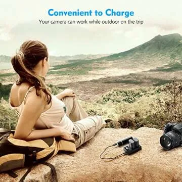 Powerextra Replacement Sony NP-FZ100 Battery and Dual USB Charger for Sony ZV-E1, FX3, FX30, A7C, Alpha A7 III, A7R III, A9, Alpha 9, A7R3, a6600, a7R IV, Alpha a9 II, Alpha 9R, A9R, Alpha 9S Camera