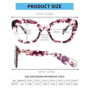 Shop JM Cat Eye Reading Glasses - 3 Pack for Women