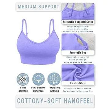 OQQ Women 3 Piece Yoga Crop Tank Top Paded Sports Bra Fitness Running Cami Workout Shirts DarkGreen Grey Blue