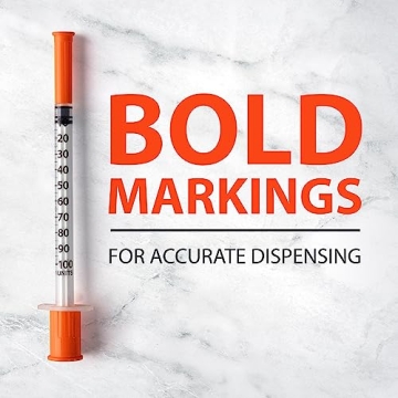 EasyTouch U-100 Insulin Syringes 30G 1cc for Diabetes