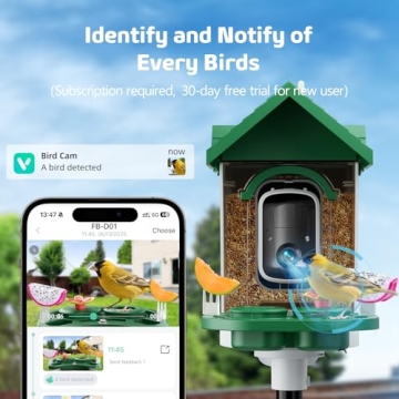 Bird Feeder with Camera for 2K HD Insights Outdoors