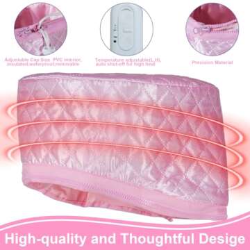 Alotlucky Hair Thermal Steamer Cap for Luxurious Hair Care
