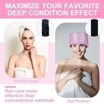 Alotlucky Hair Thermal Steamer Cap for Luxurious Hair Care