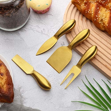 Patelai 4 Piece Stainless Steel Cheese Knife Set for Entertaining