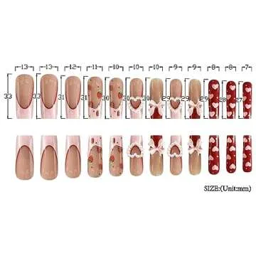 Valentines Day Press on Nails for an Adorable Look