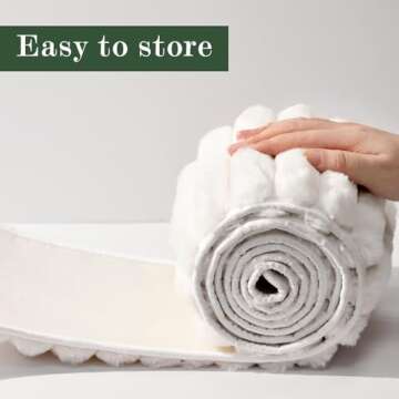 Bunny Chorus Plush Tree Collar for Holiday Elegance