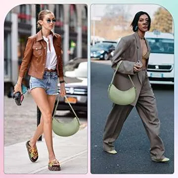 Keyli Women's Fashion Mini Purse Green Leather Stylish Handbag