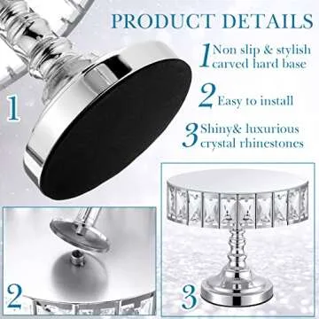 Lallisa 6 Pcs Cake Stand Set - Elegant Dessert Display