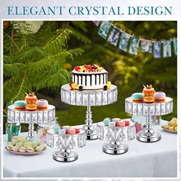 Lallisa 6 Pcs Cake Stand Set - Elegant Dessert Display