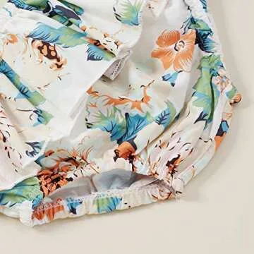 Saliuentm Baby Girl Summer Outfit for Newborns and Infants