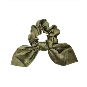 Chic 6 Pcs Satin Hair Scrunchies with Stylish Bows