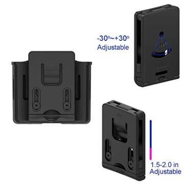 Universal Double Magazine Pouch for 9mm .40 Mags