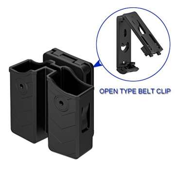 Universal Double Magazine Pouch for 9mm .40 Mags