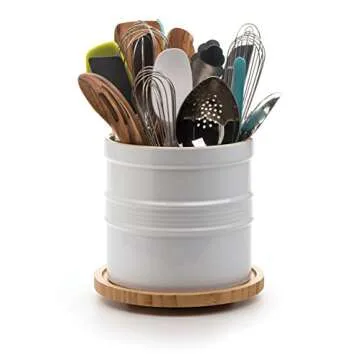RSVP International Tool Crock Turntable Lazy Susan 8.25"