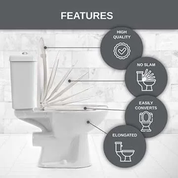 UMIEN Potty Training Toilet Seat - Easy Install & Safe Design