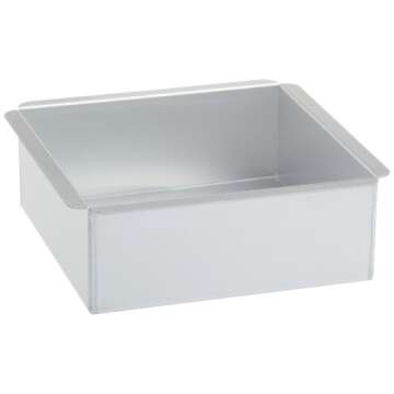 Ateco 8 by 8 by 3-Inch Professional Square Baking Pan
